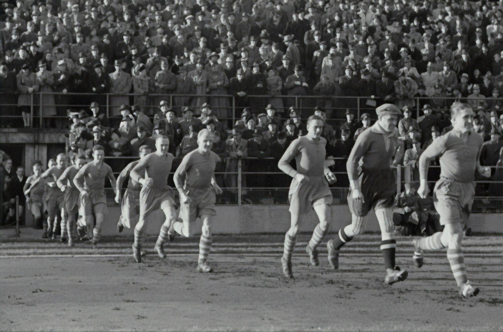 Club members at an early race in the 2000s
